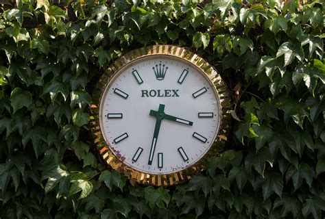 wimbledon Rolex clock